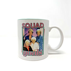 The Golden Girls "Squad Goals" 20oz Ceramic Mug BPA-Free Large Coffee Cup